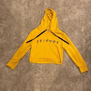 Yellow Friends Hoodie Adult Small